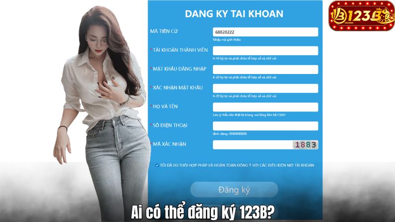 Ai có thể đăng ký 123B?