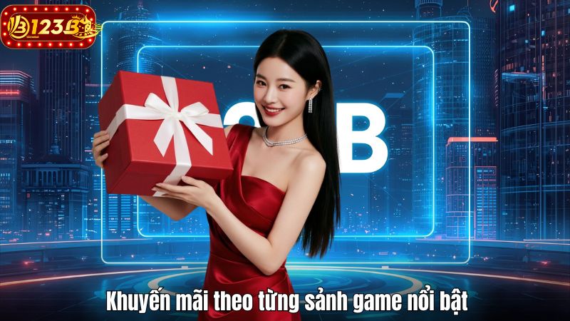 Khuyến mãi theo từng sảnh game nổi bật